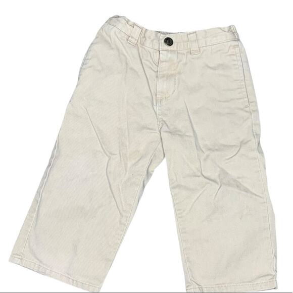 Nautica 24 months tan khaki pants pockets elastic - Picture 1 of 4